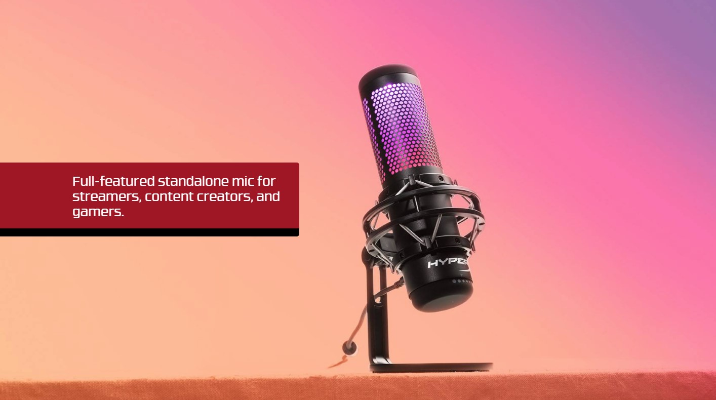 HyperX QuadCast, RGB