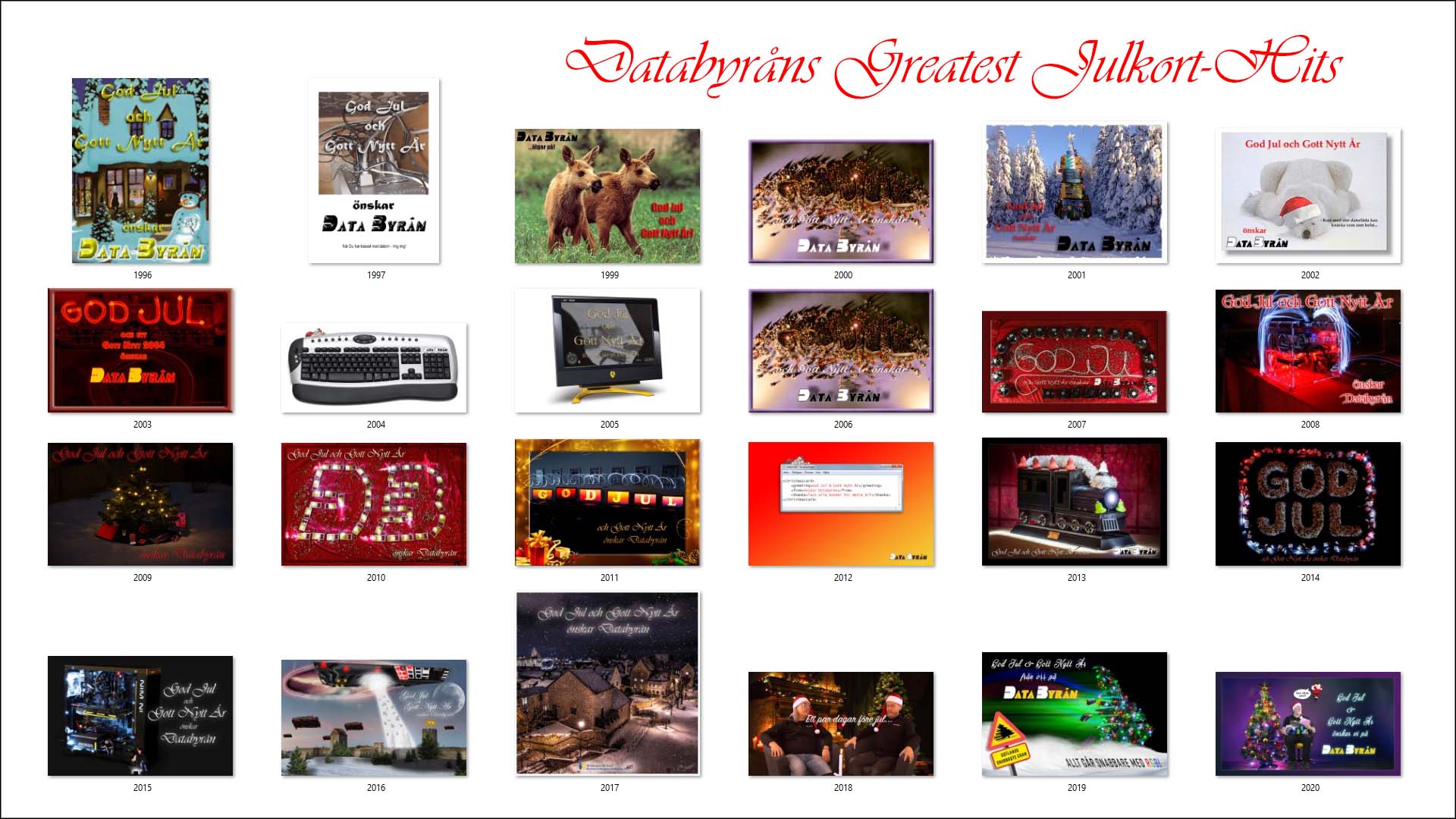 Best Of God Jul från Databyrån
