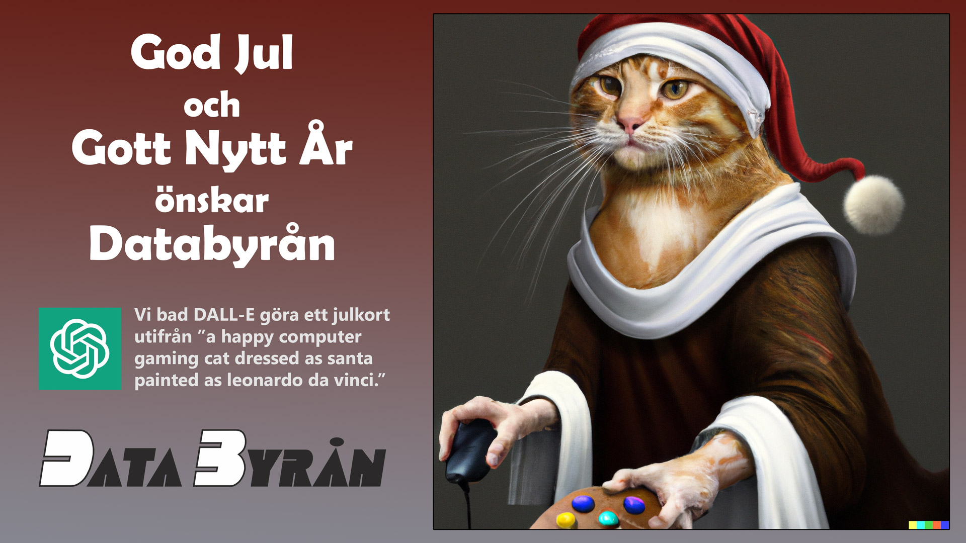 God Jul och Gott Nytt År från Databyrån