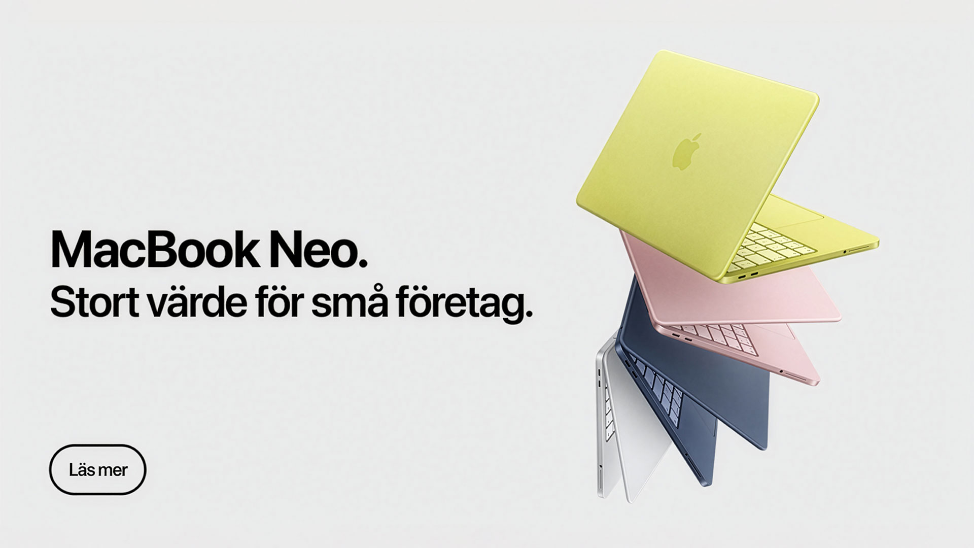 Nya MacBook Neo nu på lager