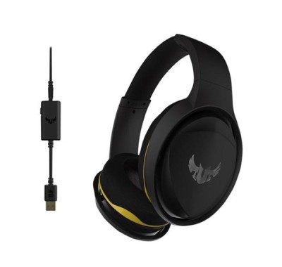ASUS TUF H5, Surround 7.1, 3,5mm/USB, PC, Mac, PS4 - Svart/Gul#1