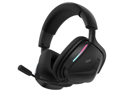 Corsair VOID WIRELESS V2, RF/Bluetooth, iCue RGB - Svart