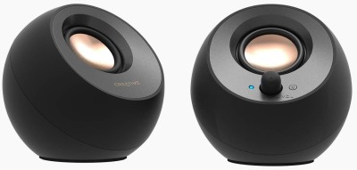 Creative Pebble V3, 2x4W RMS, Bluetooth/3,5mm, strömförsörjning via USB - Svart#1