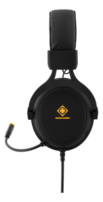 Deltaco GAMING headset, Orange LED, 3,5mm - Svart#2