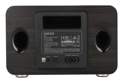 Edifier D32 Tabletop Wireless Speaker, 60W RMS, Bluetooth/WiFi, AirPlay2 - Svart Valnöt#4