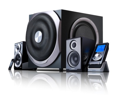Edifier S730 Gaming, 2.1 stereo, 150W + 2x75W RMS, Svart/Silver