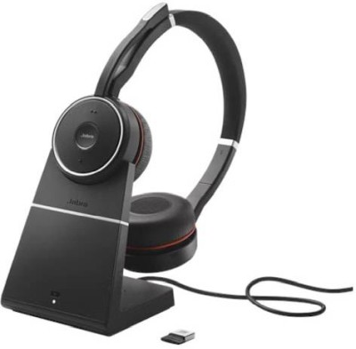 Jabra Evolve 75 SE Link380a MS Stereo, inkl. laddningsställ - Svart#1
