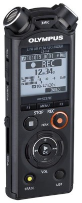 Olympus LS-P4 Black Linear PCM Recorder, 8 GB, FLAC, Hi-Res 96kHz/24-bit audio#1