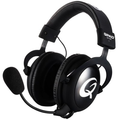 QPAD QH-90 Closed Gaming Headset - Svart