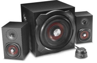 SpeedLink Gravity Carbon 2.1, 60W RMS, Bluetooth - Svart#1