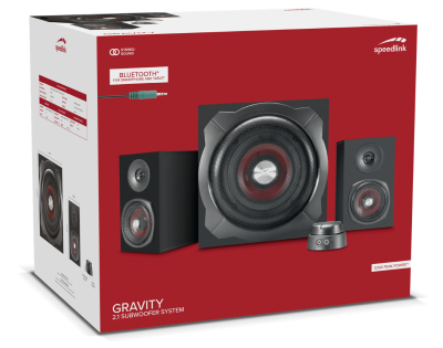 SpeedLink Gravity 2.1, 60W RMS - Svart#3