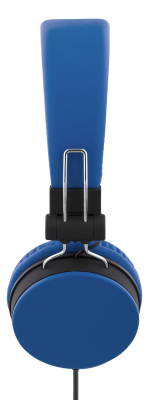 Streetz HL-W200 headset, 3,5mm, vikbara, 1,5m - Blå#3