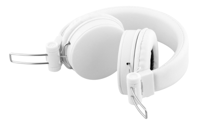 Streetz HL-W200 headset, 3,5mm, vikbara, 1,5m - Vit#2