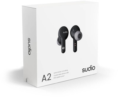 Sudio In-Ear A2, True Wireless, Bluetooth, ANC, In-Ear, IPX4 - Svart#2