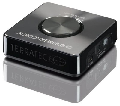 TerraTec Aureon XFIRE 8.0 HD, 7.1, 108dB SNR, USB, 3,5mm + optisk