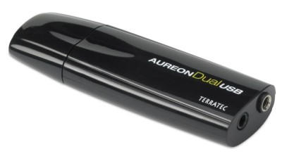 TerraTec Aureon Dual USB, ljudkort, 3,5mm + optisk