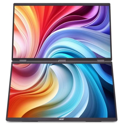 18.5" Acer PD193QEBMIUUX, Double Full HD IPS 100Hz, 1920x1080, 5 ms, HDMI/USB-C#1