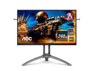 27" AOC Agon AG273QZ, TN 2560x1440, 0,5 ms, 240Hz FreeSync2, HDR400, höjdjusterbar, pivot, VGA/2xHDMI/2xDP#1