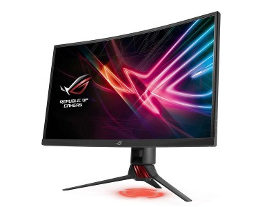 27" Asus ROG Strix XG27VQ, Curved 1800R VA 1920x1080, 1 ms, 144Hz FreeSync, DVI/HDMI/DP, Aura RGB Lighting#2