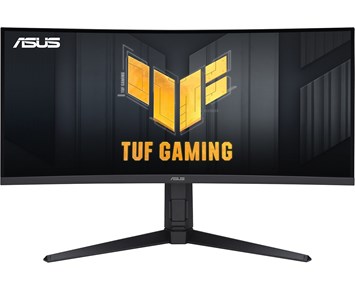 34" Asus TUF GAMING VG34VQEL1A, Curved VA 3440x1440, 1 ms, 100Hz FreeSync, 1500R, höjdjusterbar, 2xHDMI/DP, högtalare, USB 3.2-hubb