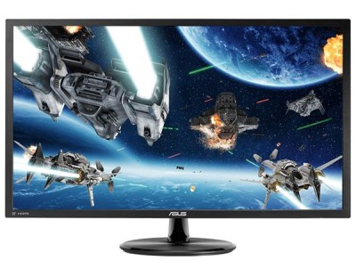 28" Asus VP28UQG TN LED, 4K/3840x2160, 1 ms, 75Hz AMD FreeSync, 80M:1, VGA/2xHDMI/DP#1