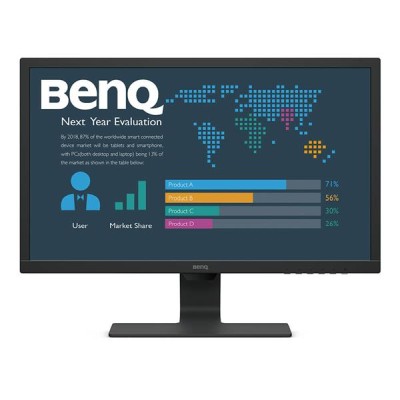 24" BenQ BL2483, TN 1920x1080, 1 ms, VGA/DVI/HDMI#1