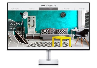 27" Dell S2718D IPS HDR LED, 2560x1440, 6 ms, 8M:1, HDMI/DP/, USB 3.0-hub