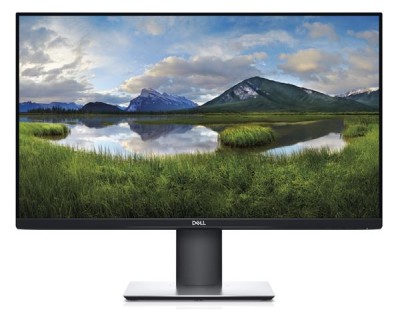 27" Dell P2719H, IPS 1920x1080, 8 ms, höjdjusterbar, pivot, VGA/HDMI/DP, USB 3.2-hub