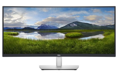 34" Dell P3421W, Curved IPS 3440x1440, 5 ms, höjdjusterbar, HDMI/DP/USB-C 65W, USB 3.2-hubb