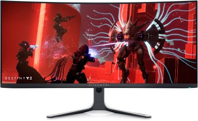 34" Dell Alienware AW3423DW, Curved QD-OLED 3440x1440, 0,1 ms, 175Hz G-Sync Ultimate, 1800R, HDR, höjdjusterbar, 2xHDMI/DP, USB 3.2-hubb#1