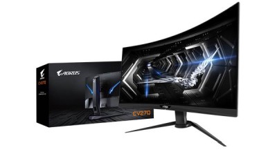 27" Gigabyte AORUS CV27Q, Curved VA QHD/2560x1440, 1 ms, 165Hz FreeSync2, 2xHDMI/DP, RGB LED#2