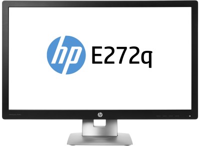 27" HP EliteDisplay E272q IPS LED, 2560x1440, 7 ms, 1000:1, VGA/HDMI/DP, höjdjusterbar, pivot, USB-hub