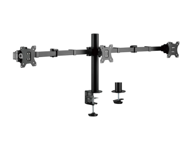 Bordsfäste iiglo Pole Triple Monitor Arm MM3002, för 3 x 17-24" (max 7kg/skärm), VESA 75/100, svängbar#1