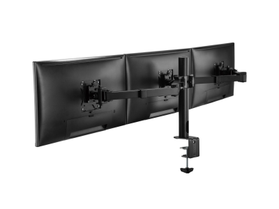 Bordsfäste iiglo Pole Triple Monitor Arm MM3002, för 3 x 17-24" (max 7kg/skärm), VESA 75/100, svängbar#2