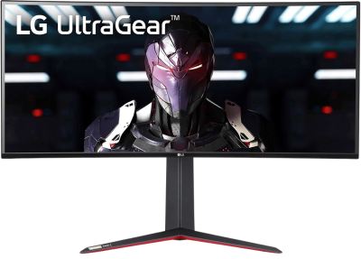 34" LG UltraGear 34GN850P-B, Curved Nano IPS 3440x1440, 1 ms, 160Hz G-Sync, HDR400, höjdjusterbar, 2xHDMI/DP, USB 3.0-hubb