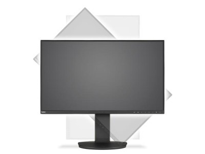 27" NEC EA271Q, IPS 2560x1440, 6 ms, höjdjusterbar, pivot, HDMI/DVI/2xDP/USB-C 60W, USB-hubb, högtalare - Vit#3