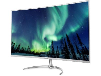 40" Philips BDM4037UW/00 Curved VA LED, UHD 4K/3840x2160, 4000:1, 4 ms, VGA/2xHDMI/DP, högtalare, USB 3.0-hub