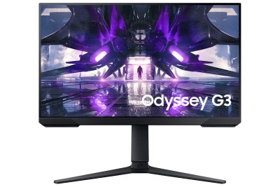 24" Samsung Odyssey G3 S24AG320NU, VA 1920x1080, 1 ms, 165Hz FreeSync Premium, höjdjusterbar, pivot, HDMI/DP#1