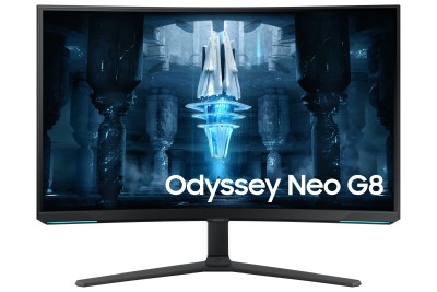 32" Samsung Odyssey Neo G8 S32BG850, Curved IPS Mini LED 4K/3840x2160, 1 ms, 240Hz FreeSync Premium Pro, HDR2000, 1000R, höjdjusterbar, 2xHDMI/DP, USB 3.2-hubb