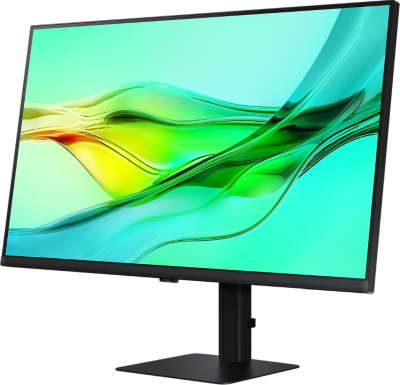 32" Samsung LS32D604UAUXEN, IPS 2560x1440, 5 ms, 100Hz, HDR10, höjdjusterbar, pivot, HDMI/DP/USB-C 90W, LAN, USB-hubb#1