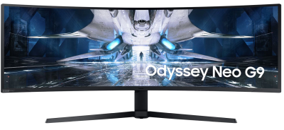 49" Samsung S49AG954 Odyssey Neo G9, Curved Quantum Mini-LED 5120x1440, 1 ms, 240Hz G-Sync, 1000R, HDR10+, höjdjusterbar, 2xHDMI/DP, USB 3.1-hubb#1