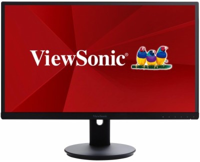 27" ViewSonic VG2753, IPS 1920x1080, 5 ms, 76Hz, höjdjusterbar, pivot, VGA/DVI/HDMI/2xDP, högtalare, USB 3.0-hub