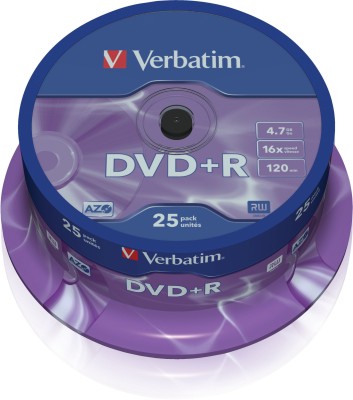 DVD+R media Verbatim 4.7 GB 16X, 25-pack spindel