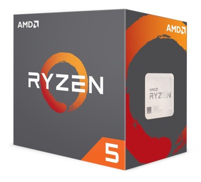 AMD Ryzen 5 1600X 6-Core 12-Thread (95W), 3,6/4,0 GHz, 16 MB cache, Socket AM4, boxad utan kylare