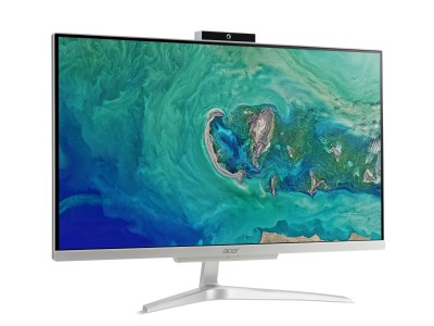 Acer Aspire C24-320 AiO, 23.8" Full HD matt, AMD A9-9425, 8 GB, 256 GB SSD, WiFi 5, Bluetooth, kamera, Win10, inkl. tangentbord och mus#1