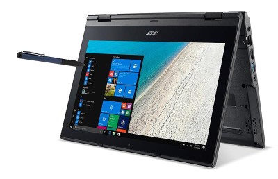 Acer TravelMate Spin B1, 11.6" Full HD IPS touch, Intel Pentium N4200, 4 GB, 128 GB SSD, WLAN-ac, Win10 Pro#1