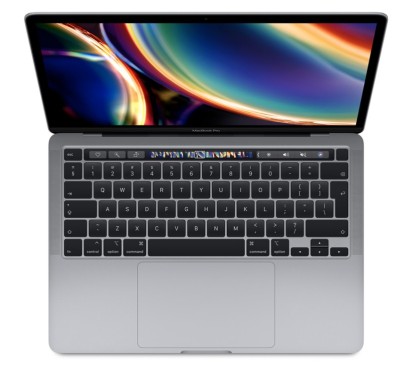 Apple MacBook Pro 13 tum (2020) med Touch Bar, Intel Quad-Core i7 2,3 GHz, 32 GB minne, 2 TB SSD, Iris Plus Graphics - Rymdgrå#3
