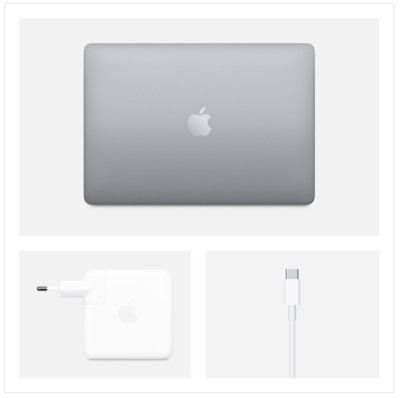 Apple MacBook Pro 13 tum (2020) med Touch Bar, Intel Quad-Core i7 2,3 GHz, 32 GB minne, 2 TB SSD, Iris Plus Graphics - Rymdgrå#5