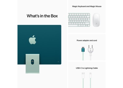 Apple iMac 24" med Retina 4.5K-skärm, Apple M1 8-Core CPU 7-Core GPU, 8 GB, 256 GB SSD - Grön#4