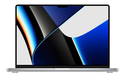 Apple MacBook Pro 16 tum, M1 Pro 10-Core CPU 16-Core GPU, 16 GB minne, 1 TB SSD - Silver#1